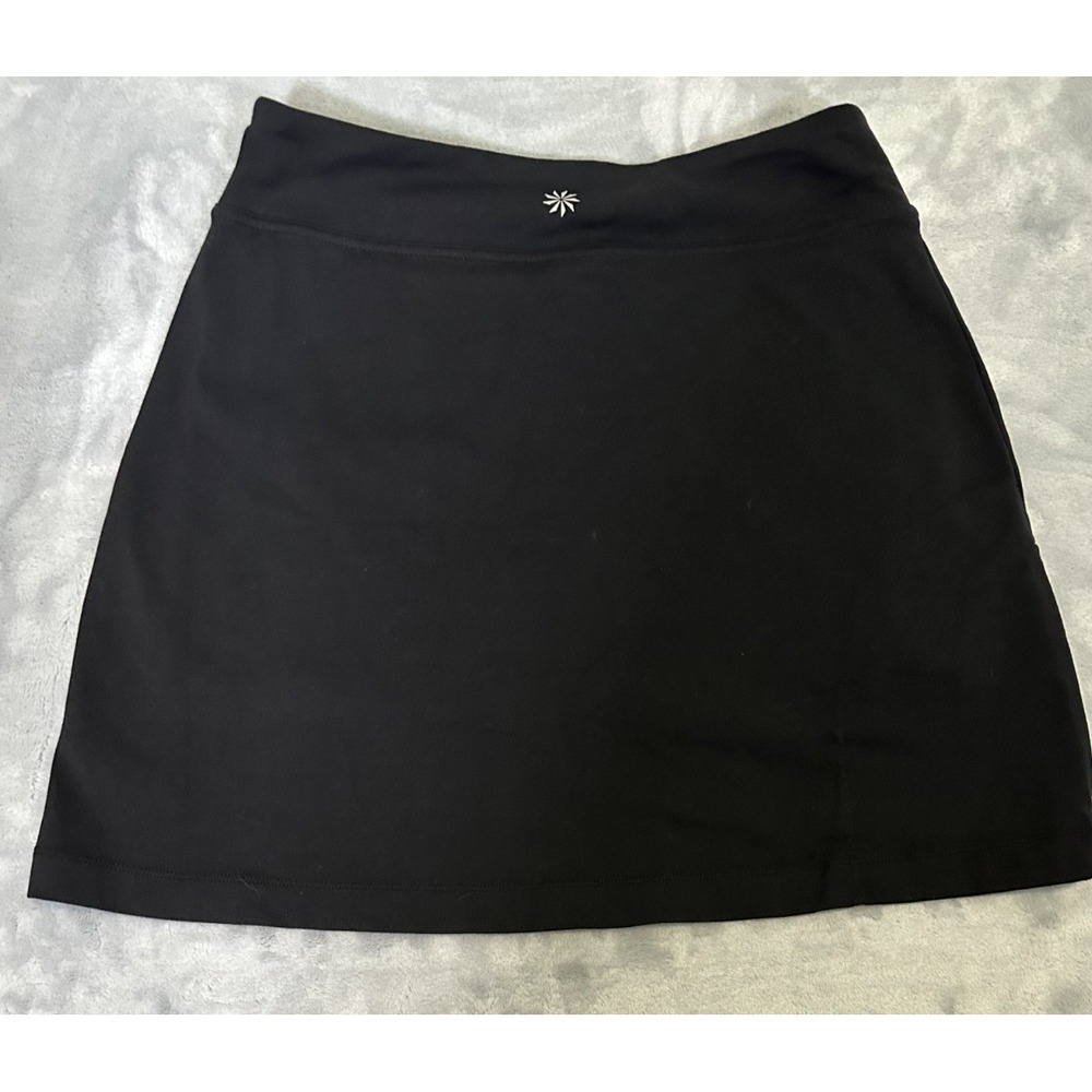 Athleta Black Athletic Skirt with Built-In Shorts